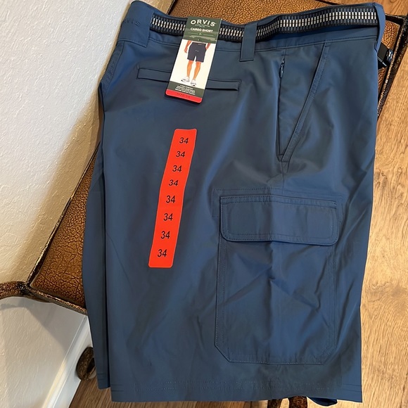 New Orvis Cargo Cobalt Blue Short 4-way Stretchable Breathable, Comfortable! - Picture 3 of 8